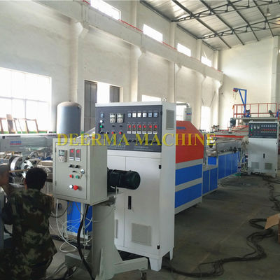 Advanced PVC Fiber Braided Reinforced 3 Layer Garden Hose Machine / Production Line with OMRON Temperature Controller