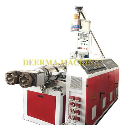 High Capacity 16-63mm PVC Double Pipe Extrusion Machine Line with SJZ65/132 Extruder 180kg/h 250kg/h