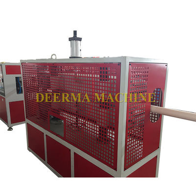 PVC Electrical Conduit Pipe Production Line / 20-63mm PVC Pipe Making Machine with 8 kg Capacity and Customized Voltage