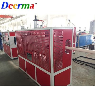 60 Rpm PVC Pipe Machine 50kw PVC Profile Extrusion Machine Customized