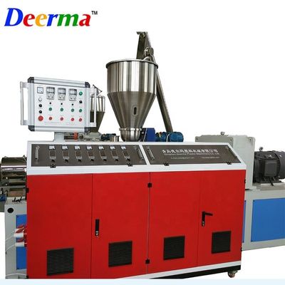 80kw / 60kw Plastic Extrusion Machine 20mm - 110mm Plastic Profile Extrusion Line