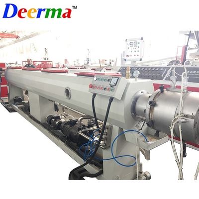80kw / 60kw Plastic Extrusion Machine 20mm - 110mm Plastic Profile Extrusion Line