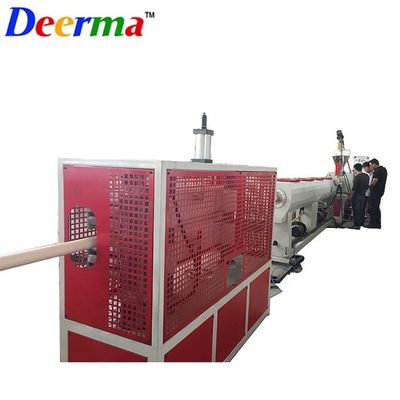 80kw / 60kw Plastic Extrusion Machine 20mm - 110mm Plastic Profile Extrusion Line