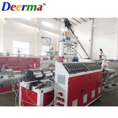 SIEMENS Motor PVC Pipe Manufacturing Machinery 37kw Plastic Pipe Extruder 380V