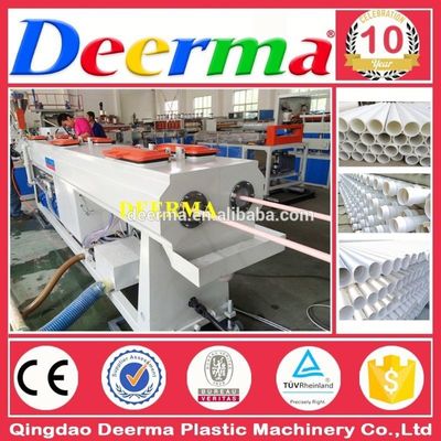 High Speed PVC Pipe Machine 80kw / 60kw PVC Pipe Extrusion Machine With ABB/DELTA/SIEMENS Inverter