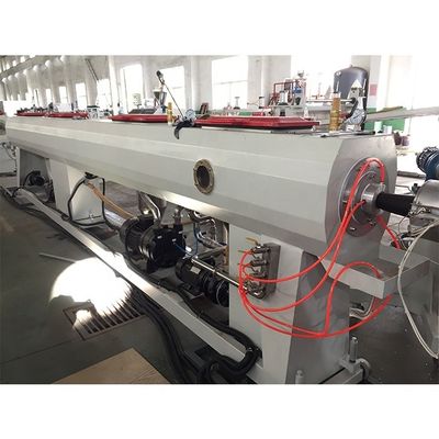 Customized HDPE Pipe Machine 380V / 415V HDPE Extruder Machine 80kw Tractor Speed 4-12m/Min