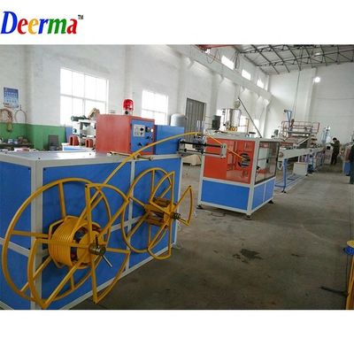 80kw Pipe Manufacturing Machine 250kg/h - 350kg/h PE Pipe Production Line