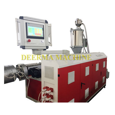 High Speed HDPE Pipe Machine SJ90/30 Tube Extrusion Line 4-12m/Min Tractor Speed