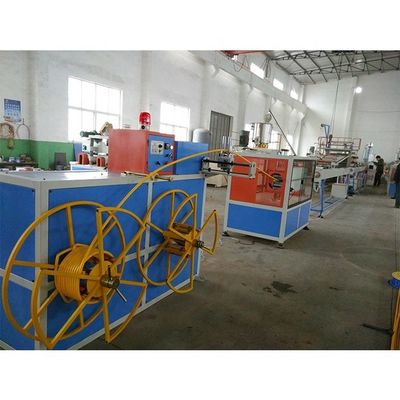 Gas Pipe Extrusion Line 400kg/h Plastic Pipe Extruders 15kw 4 KG