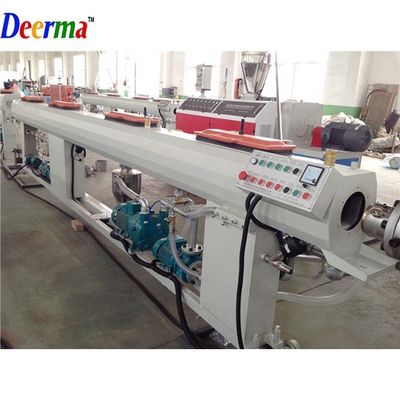 20kw HDPE Pipe Machine 40 kg/h - 80 kg/h HDPE Pipe Making Machine With Omron Temperature Controller