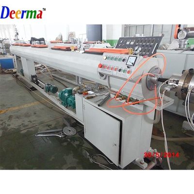 3 Layer HDPE Pipe Machine 16mm - 63mm Pipe Manufacturing Equipment 55 Rpm Screw Speed