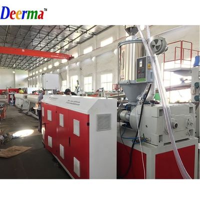 3 Layer HDPE Pipe Machine 16mm - 63mm Pipe Manufacturing Equipment 55 Rpm Screw Speed