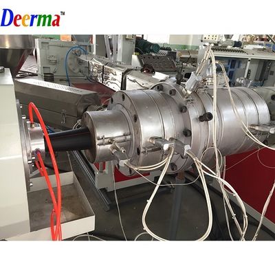 Customized Pipe Extruding Machine 220V / 380V / 415V / 440V HDPE Pipe Extruder Machine