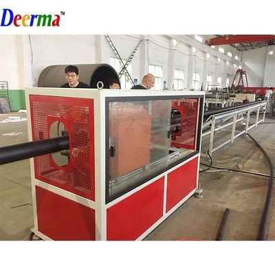 110mm - 250mm PE Pipe Making Machine 80kw Plastic Pipe Manufacturing Machine