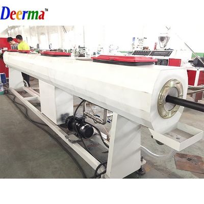HDPE PP PE Plastic Pipe Machine Production Line With OMRON Temperature Controller And GUOMAO Reduction Gearbox