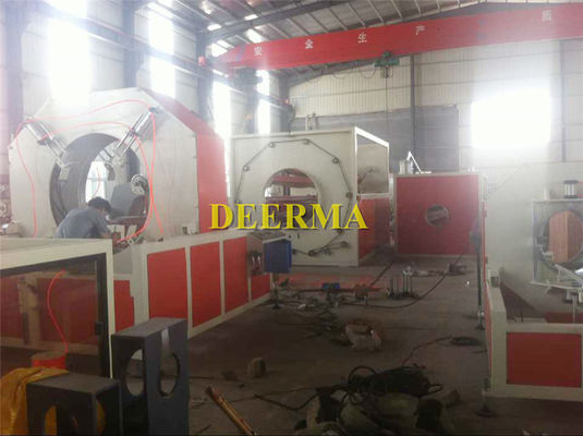 280kw PPR Pipe Production Line 500kg/h - 700kg/h HDPE Extrusion Machine