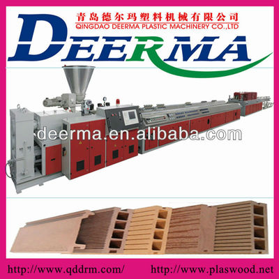 Automatic WPC Door Extrusion Line 50HZ Wood Plastic Production Line 90kw