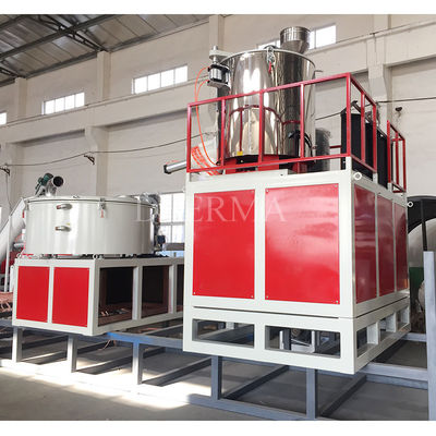 300L 600L PP PE PVC Mixing Machine 220V / 380V High Speed PVC Mixer