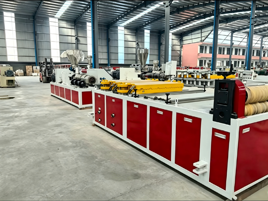 ASA Modified PVC Layer PVC Roof Tile Making Machine Utilizing Counter-rotating Conical Twin-screw for Extrusion Process