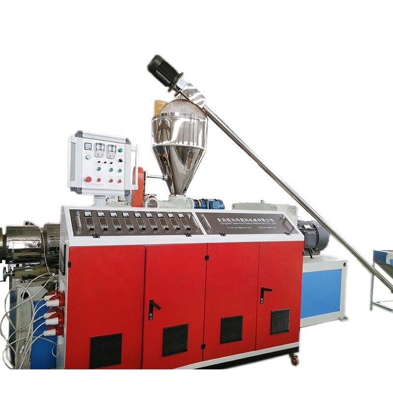 60 Rpm PVC Pipe Machine 50kw PVC Profile Extrusion Machine Customized